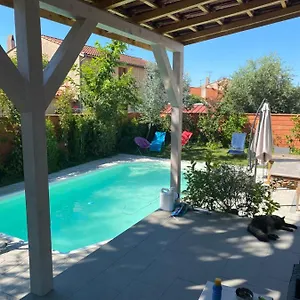 Séjour chez l'habitant Toulouse Metropole Privée De Luxe - Sdb Wc Privée Terrasse Piscine Aqua Bike Privées, Cugnaux